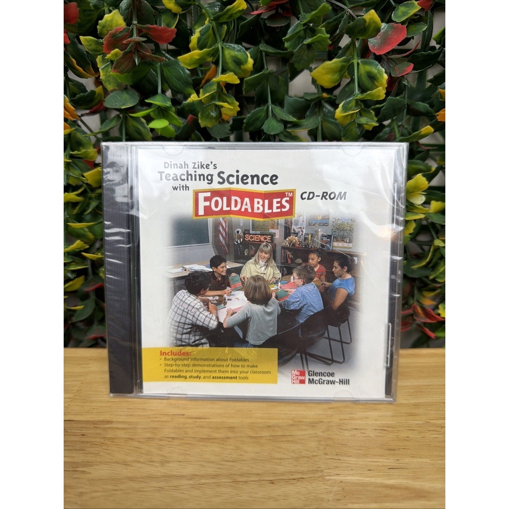 CD Dinah Zike's Teaching Science With Foldables CD-ROM NEW Cracked Case Mcgraw